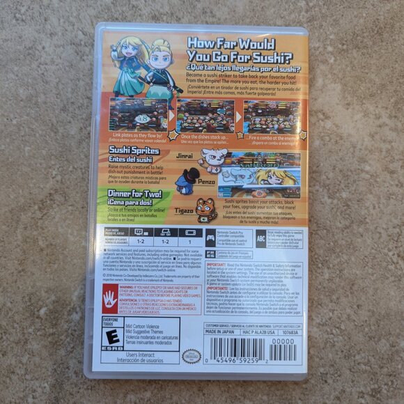 Sushi Striker - The Way of Sushido - Nintendo Switch - Physical Cartridge Game - Picture 2 of 7